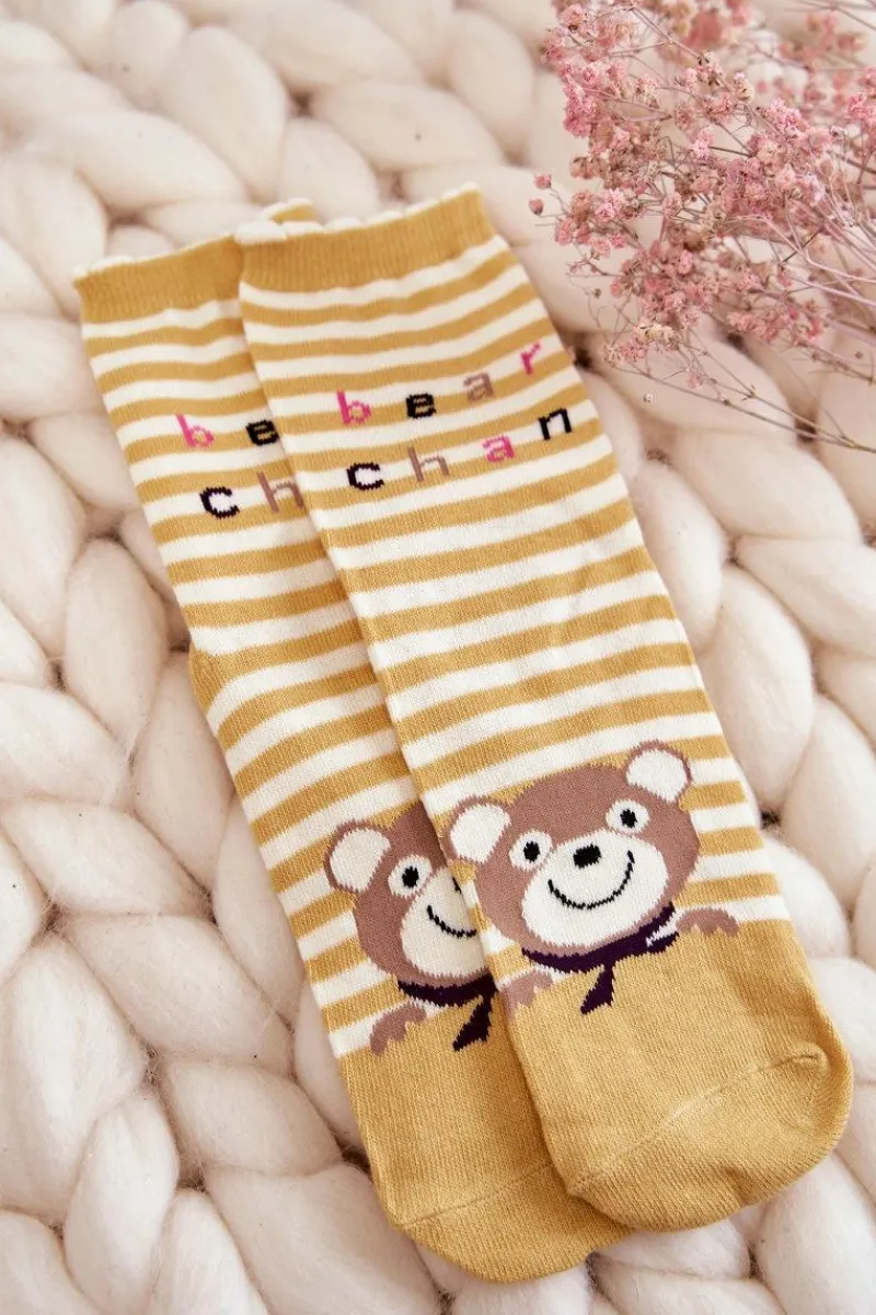 Skarpetki|Skarpetki>Just Play Damskie Bawełniane Śmieszne Skarpetki W Paski 5-Pak Multikolor