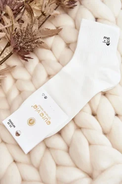 Discount Damskie Bawełniane Skarpety Białe Skarpetki|Skarpetki