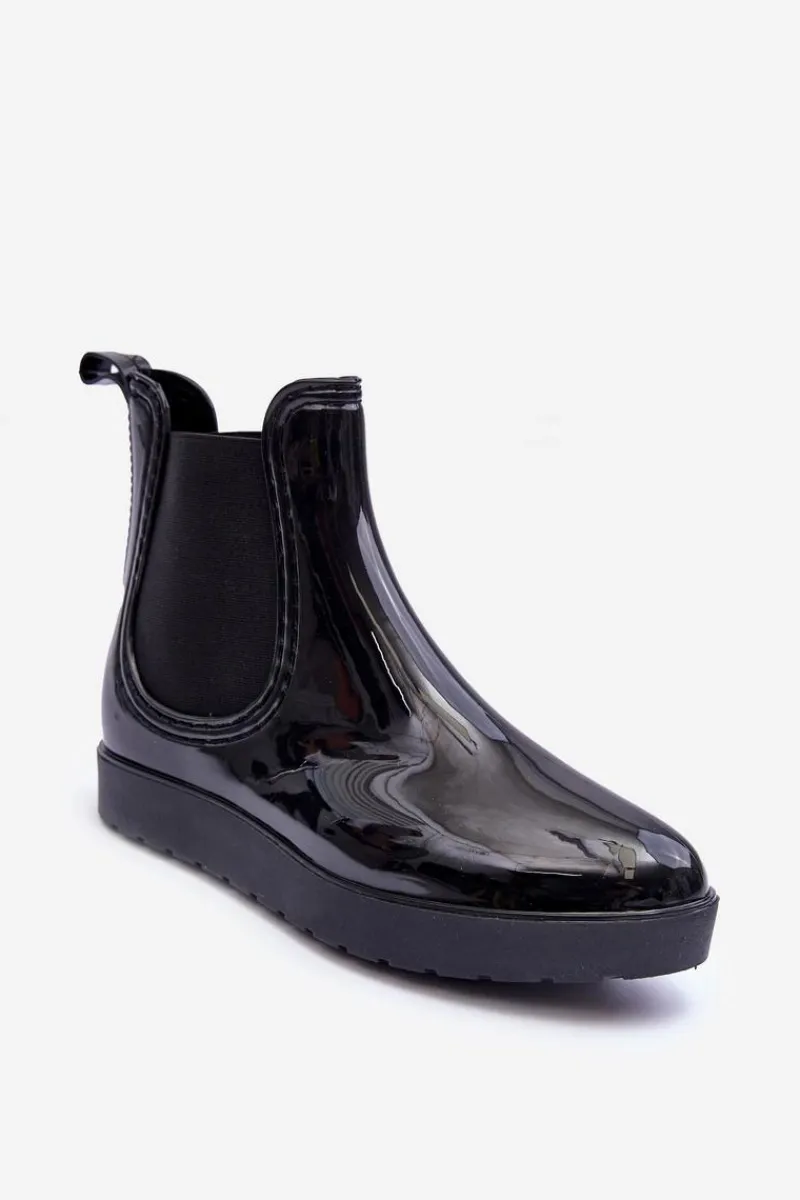 Hot Damskie Botki Kalosze Czarne Deila Damskie Kalosze Damskie|Botki Wiosenne