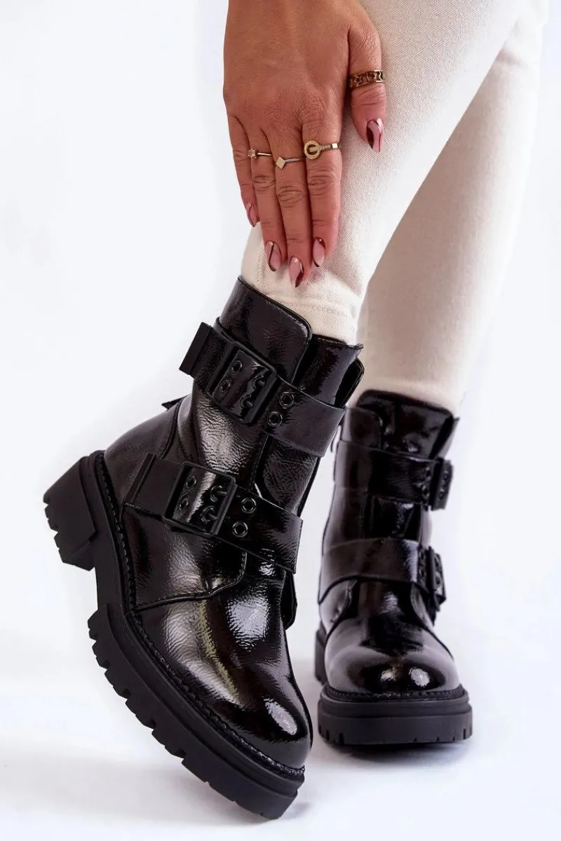 Best Boto Damskie Botki La.Fi 250007B-LA Czarne