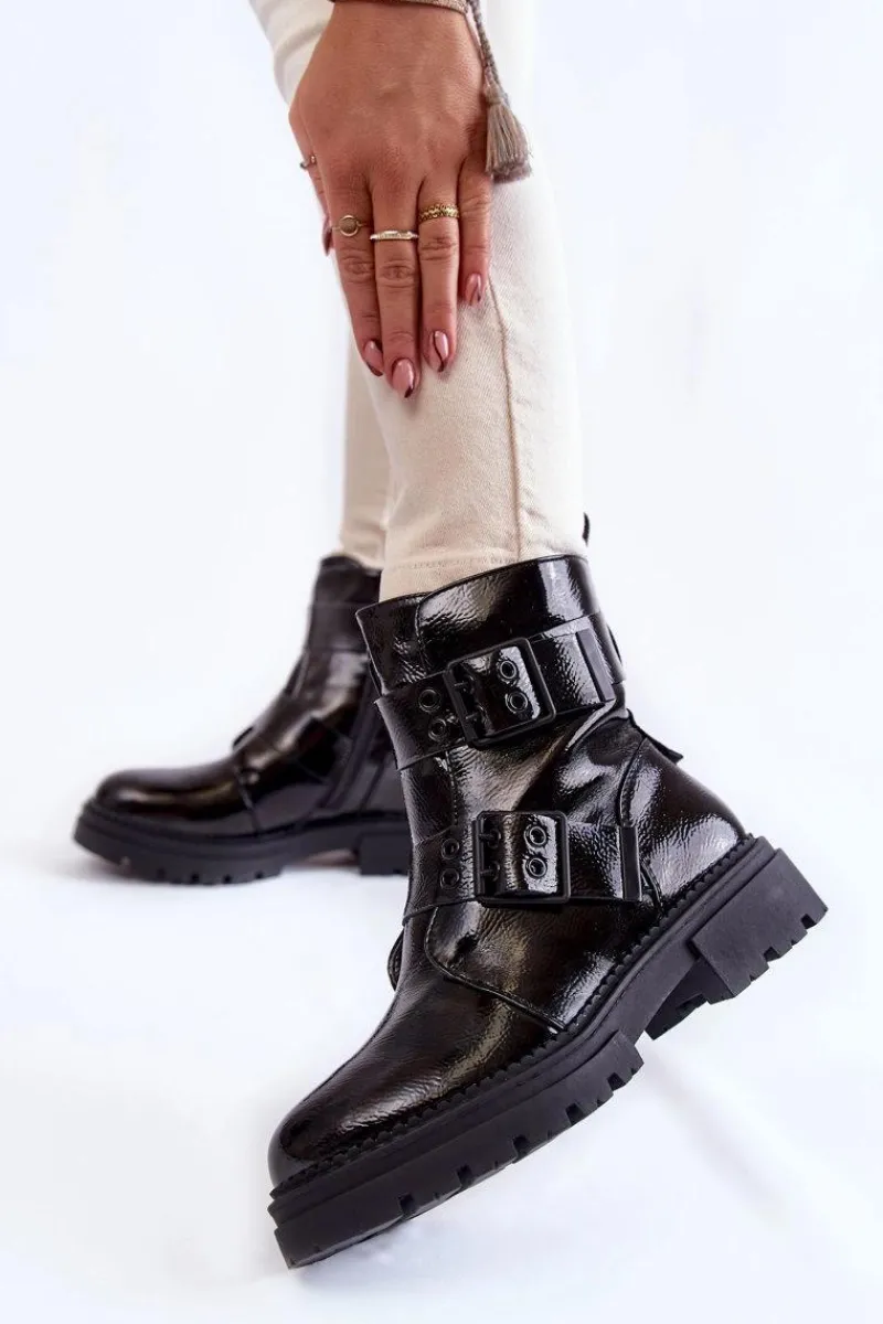 Best Boto Damskie Botki La.Fi 250007B-LA Czarne