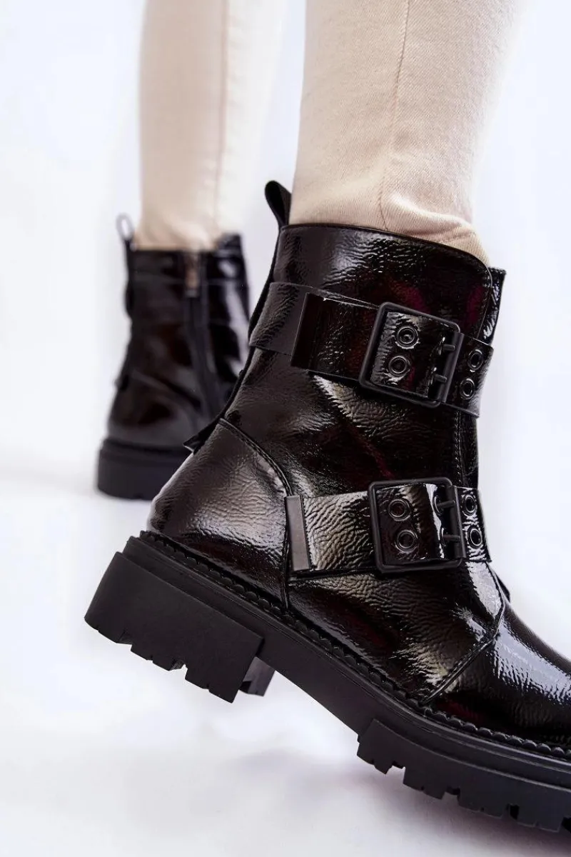 Best Boto Damskie Botki La.Fi 250007B-LA Czarne