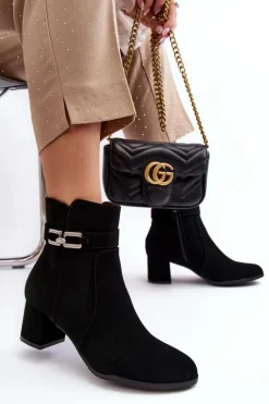 Botki Na Słupku|Czarne Botki><noscript><img width=