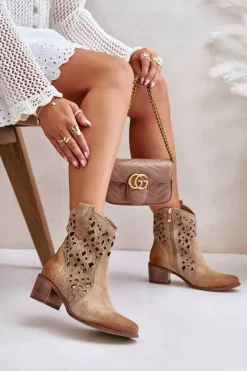 Botki Na Słupku|Botki Ażurowe><noscript><img width=