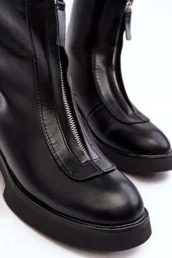 Czarne Botki|Botki Płaskie><noscript><img width=