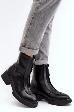 Czarne Botki|Botki Płaskie><noscript><img width=