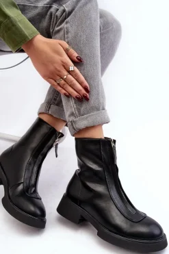 Czarne Botki|Botki Płaskie><noscript><img width=