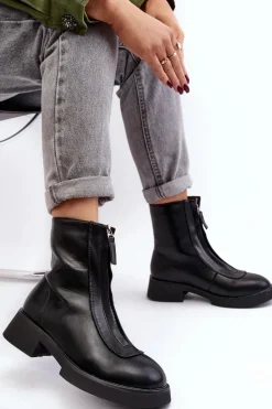 Czarne Botki|Botki Płaskie><noscript><img width=