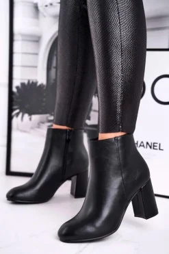 Botki Na Słupku|Czarne Botki><noscript><img width=