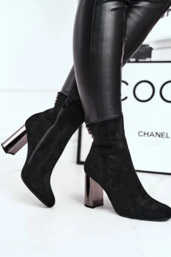 Botki Na Słupku|Czarne Botki><noscript><img width=