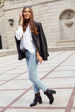 Botki Na Słupku|Czarne Botki><noscript><img width=