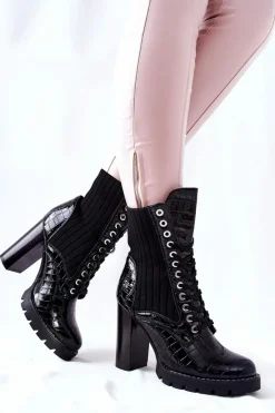 Botki Sznurowane|Botki Na Słupku><noscript><img width=