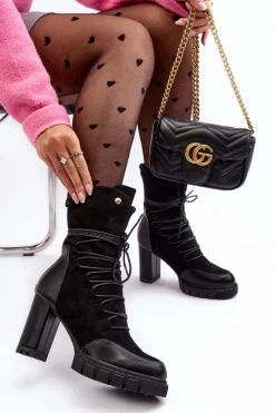 Botki Na Słupku|Czarne Botki><noscript><img width=