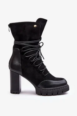 Botki Na Słupku|Czarne Botki><noscript><img width=