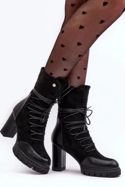 Botki Na Słupku|Czarne Botki><noscript><img width=