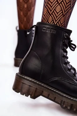 Damskie Trapery|Botki Sznurowane><noscript><img width=