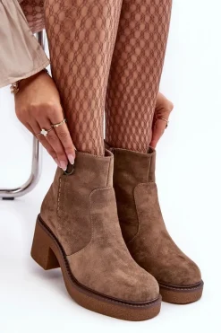 Botki Zimowe Damskie|Botki Na Obcasie><noscript><img width=