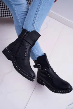 Botki Zimowe Damskie|Botki Płaskie><noscript><img width=