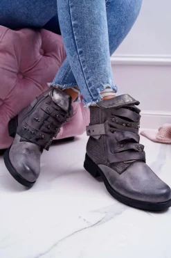 Botki Sznurowane|Botki Zimowe Damskie><noscript><img width=