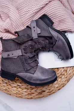 Botki Sznurowane|Botki Zimowe Damskie><noscript><img width=