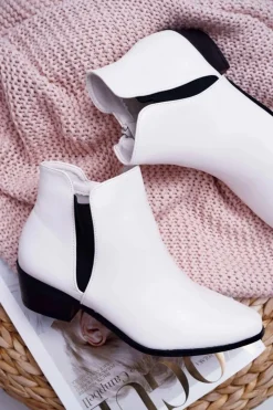 Online Damskie Botki Płaskie Białe Murino Damskie Botki Zimowe Damskie|Brązowe I Beżowe Botki