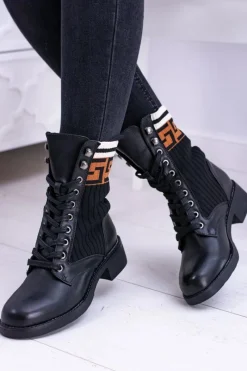 Botki Sznurowane|Botki Płaskie><noscript><img width=