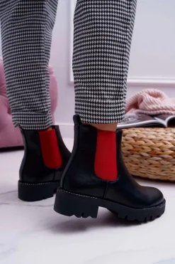 Botki Zimowe Damskie|Botki Płaskie><noscript><img width=