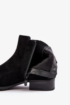 Botki Ocieplane|Czarne Botki><noscript><img width=