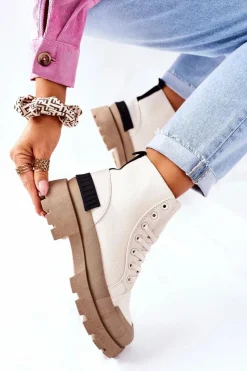 Botki Sznurowane|Czarne Botki><noscript><img width=