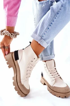 Botki Sznurowane|Czarne Botki><noscript><img width=