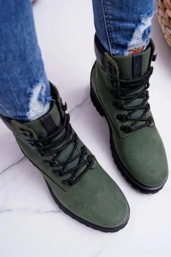 Damskie Trapery|Botki Sznurowane><noscript><img width=