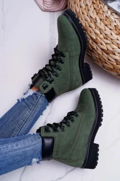 Damskie Trapery|Botki Sznurowane><noscript><img width=