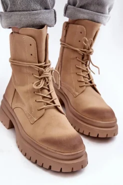 Damskie Trapery|Botki Sznurowane><noscript><img width=