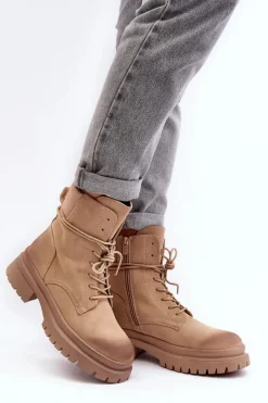 Damskie Trapery|Botki Sznurowane><noscript><img width=