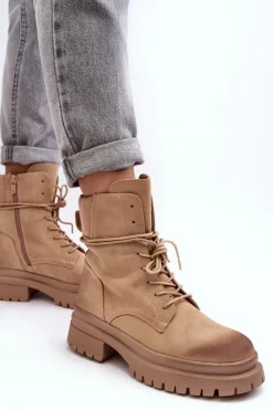 Damskie Trapery|Botki Sznurowane><noscript><img width=