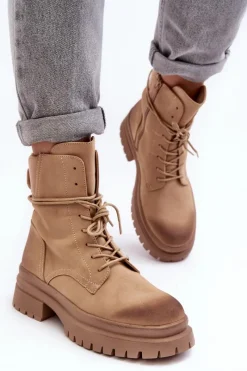 Damskie Trapery|Botki Sznurowane><noscript><img width=