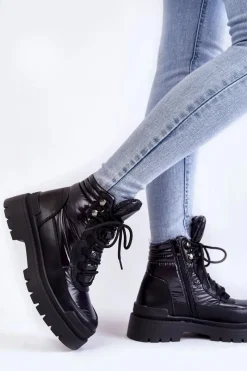 Damskie Trapery|Botki Sznurowane><noscript><img width=