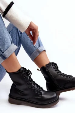 Damskie Trapery|Botki Sznurowane><noscript><img width=