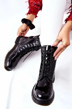 Clearance Cross Jeans Damskie Botki Trzewiki Czarne GG2R4023