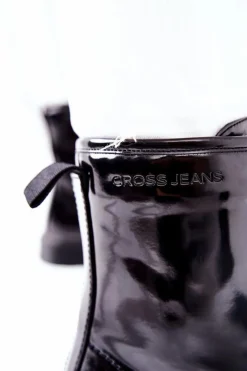 Clearance Cross Jeans Damskie Botki Trzewiki Czarne GG2R4023