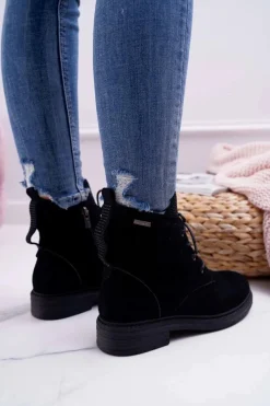 Botki Sznurowane|Botki Zimowe Damskie><noscript><img width=