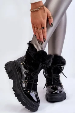 Damskie Trapery|Botki Sznurowane><noscript><img width=