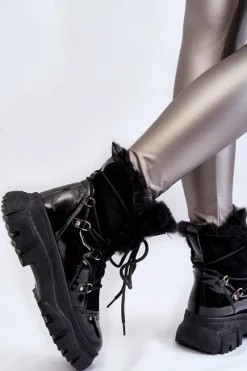 Damskie Trapery|Botki Sznurowane><noscript><img width=