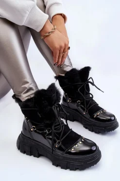 Damskie Trapery|Botki Sznurowane><noscript><img width=