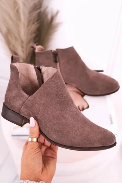 Botki Wiosenne|Brązowe I Beżowe Botki><noscript><img width=