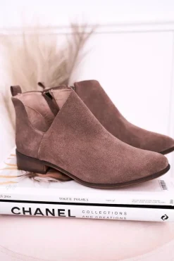 Botki Wiosenne|Brązowe I Beżowe Botki><noscript><img width=