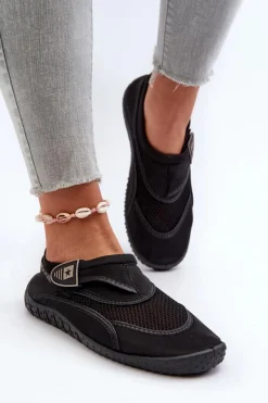 Big Star Shoes Damskie Buty Do Wody Czarne Big Star NN274A805 Czarny