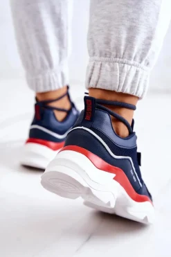 Buty Sportowe Big Star|Sneakersy Damskie></noscript>Big Star Shoes Damskie Buty Sportowe Big Star JJ274A117 Granatowe