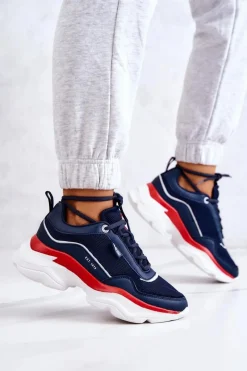 Buty Sportowe Big Star|Sneakersy Damskie></noscript>Big Star Shoes Damskie Buty Sportowe Big Star JJ274A117 Granatowe