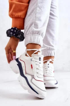 Best Big Star Shoes Damskie Buty Sportowe Big Star JJ274A116 Białe